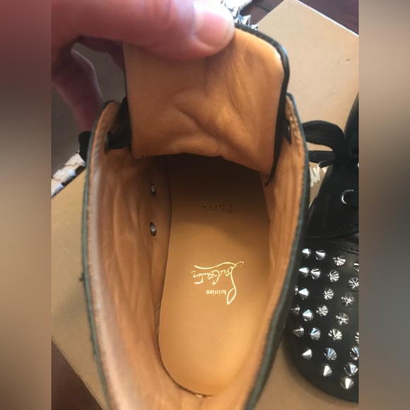 Authentic Louis Vuitton Spiked High Tops - Picture 8 of 11